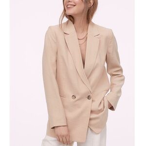 H&M Tan Double Breasted Blazer